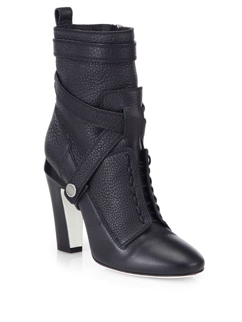 black fendi ankle boots|genuine fendi boots.